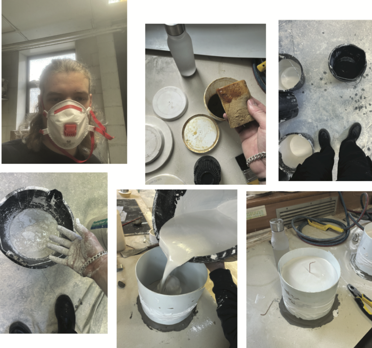 Plaster mould making process
