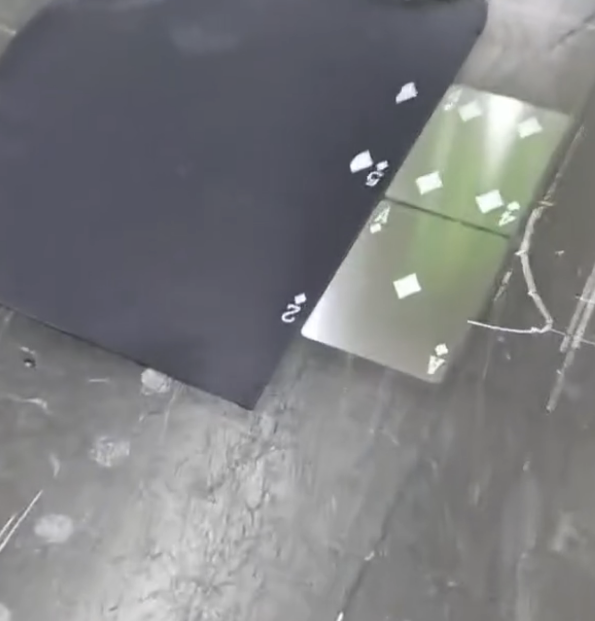 Steel Deck — printed sheets curing