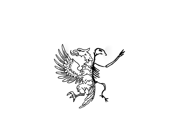 GORPFlags — line drawing of the archaeopteryx emblem