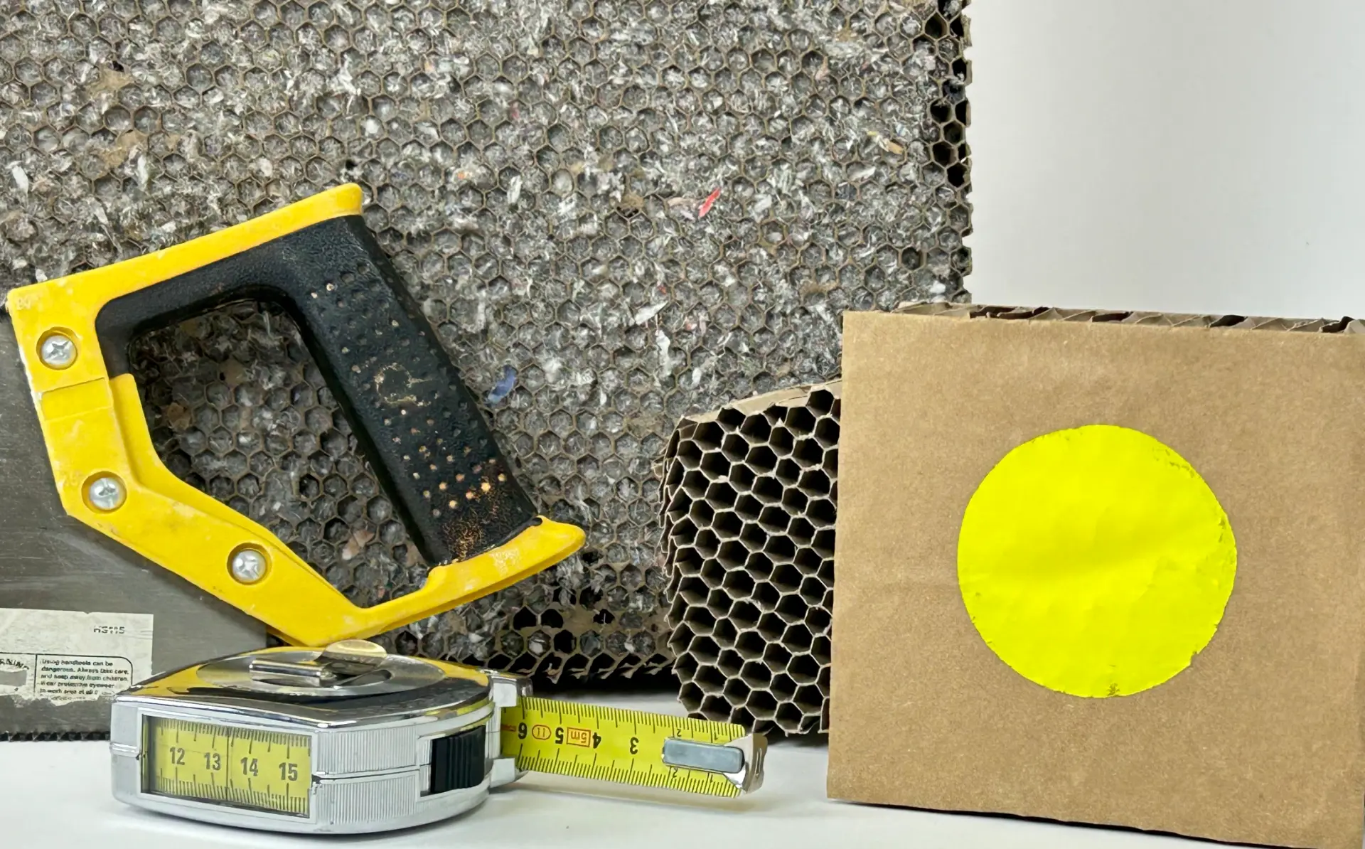 DEP-CELL — honeycomb core and cardboard skin samples