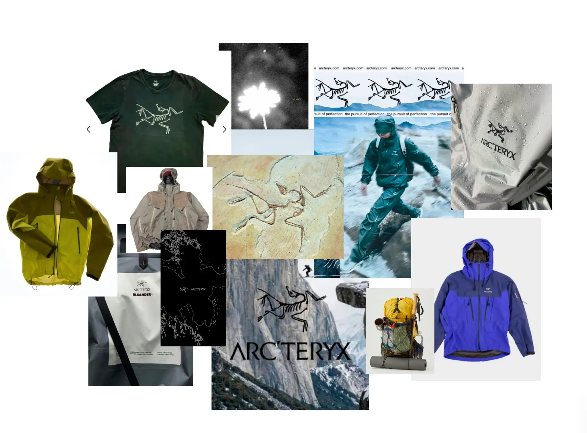 GORPFlags — Arc'teryx research and reference collage