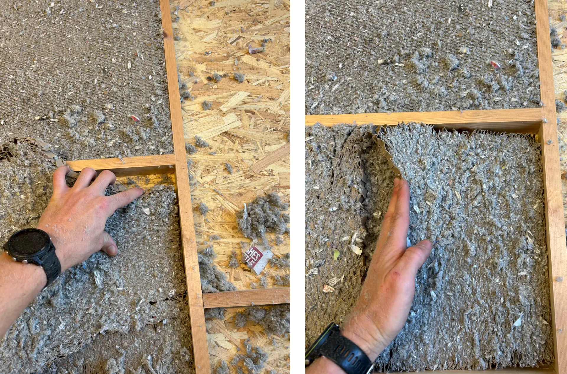 DEP-CELL — installation into timber stud cavity