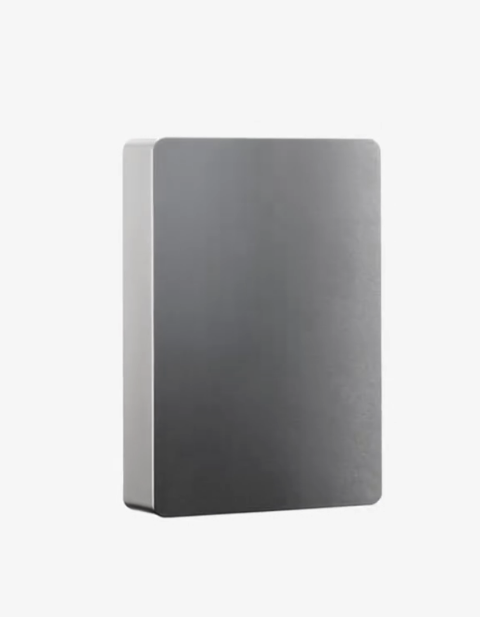 Steel Deck — blank brushed steel card back