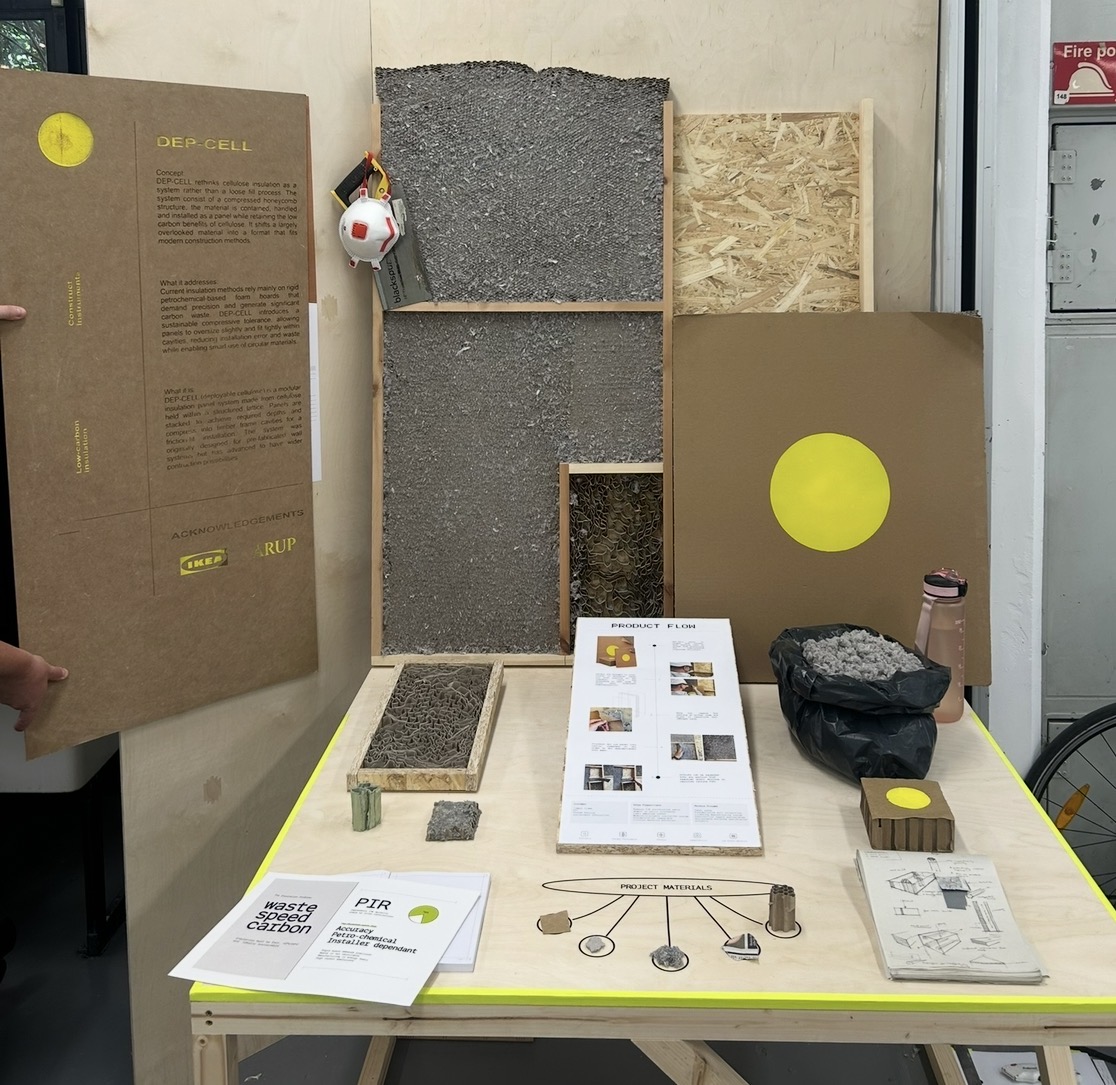 DEP-CELL — final degree show exhibition table