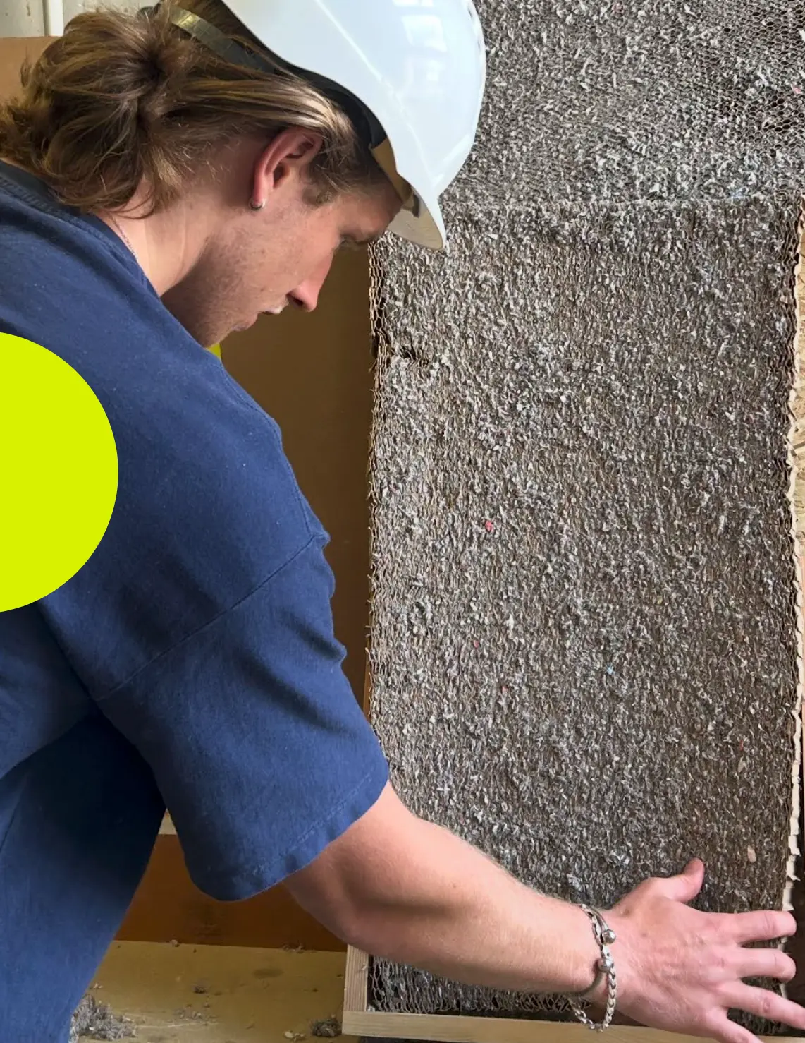 DEP-CELL — installing an expanded insulation panel